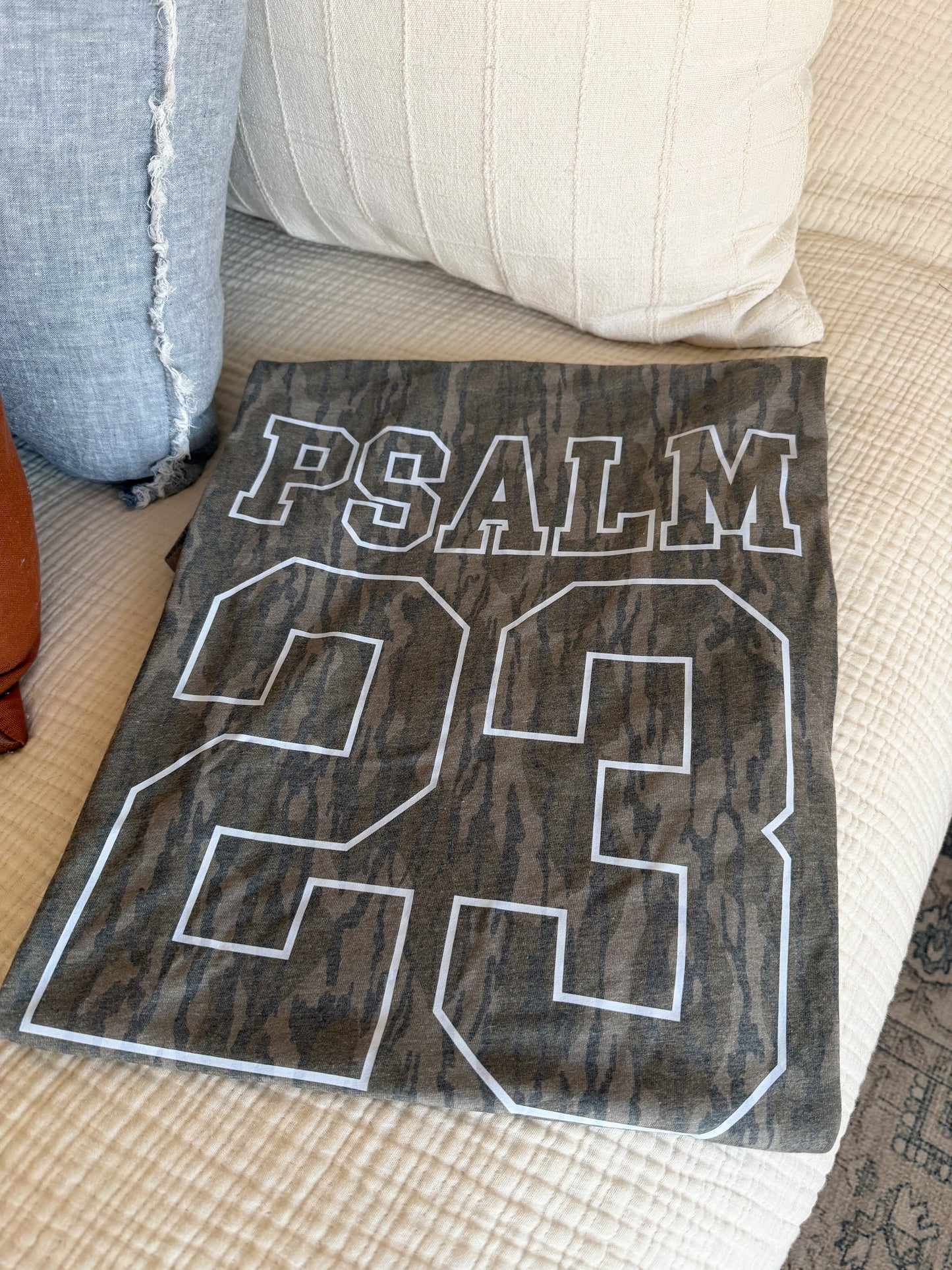 Psalm 23 Camo Graphic Tee