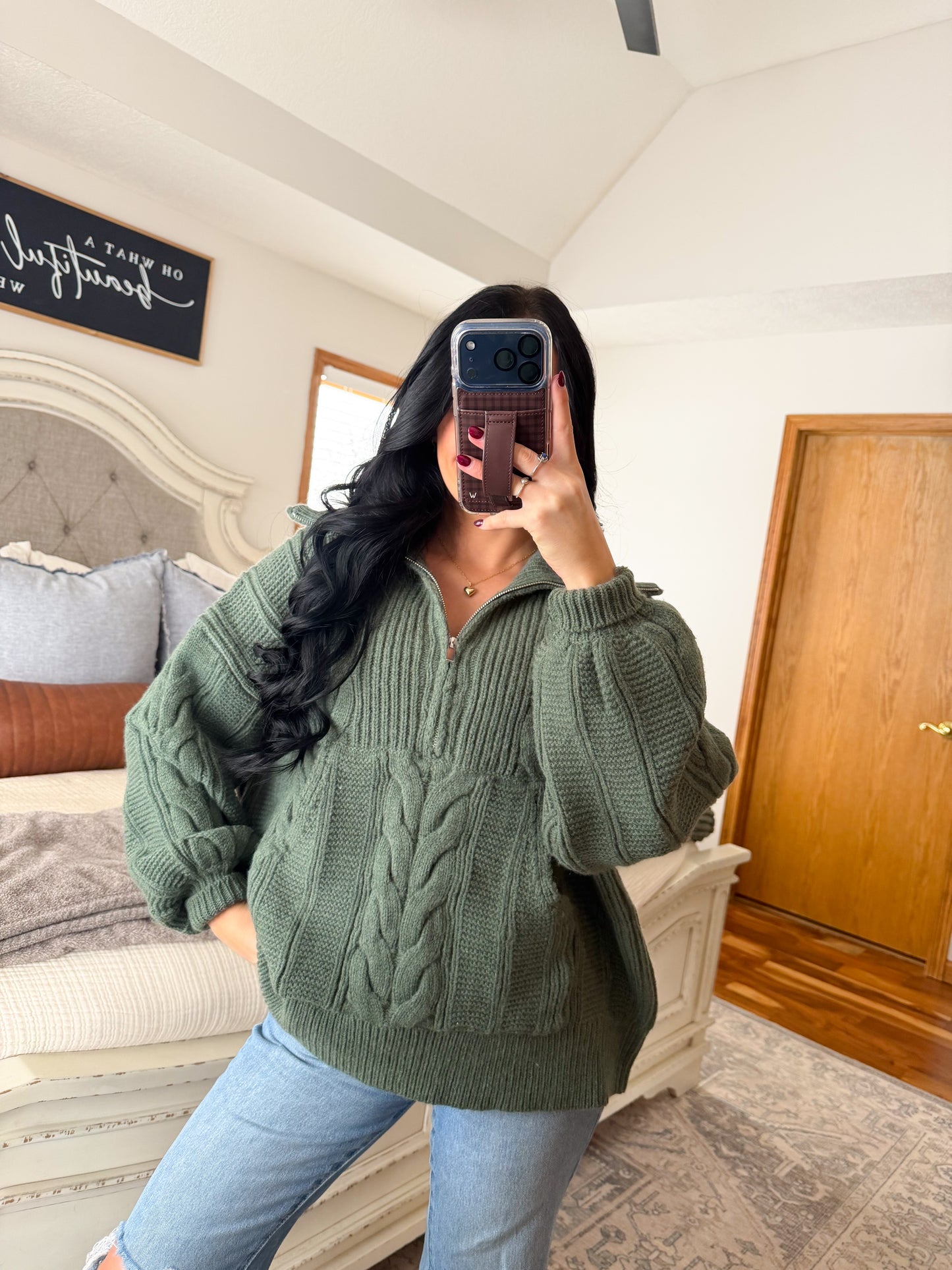 Christmas Pine Quarterzip