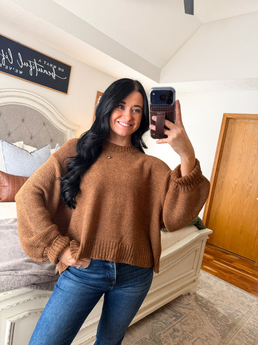 Bailey Sweater- Camel