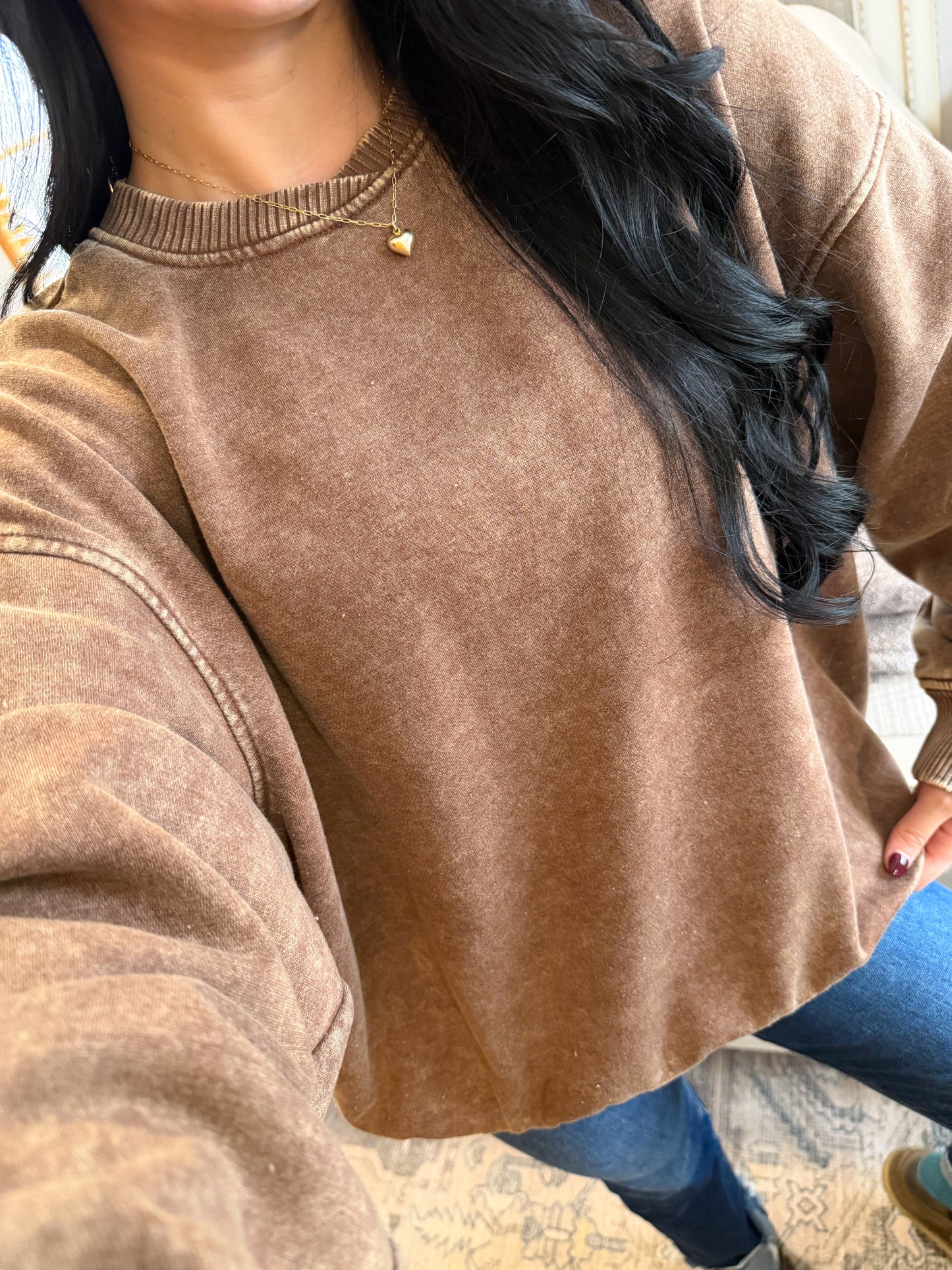 Indie Pullover- Mocha