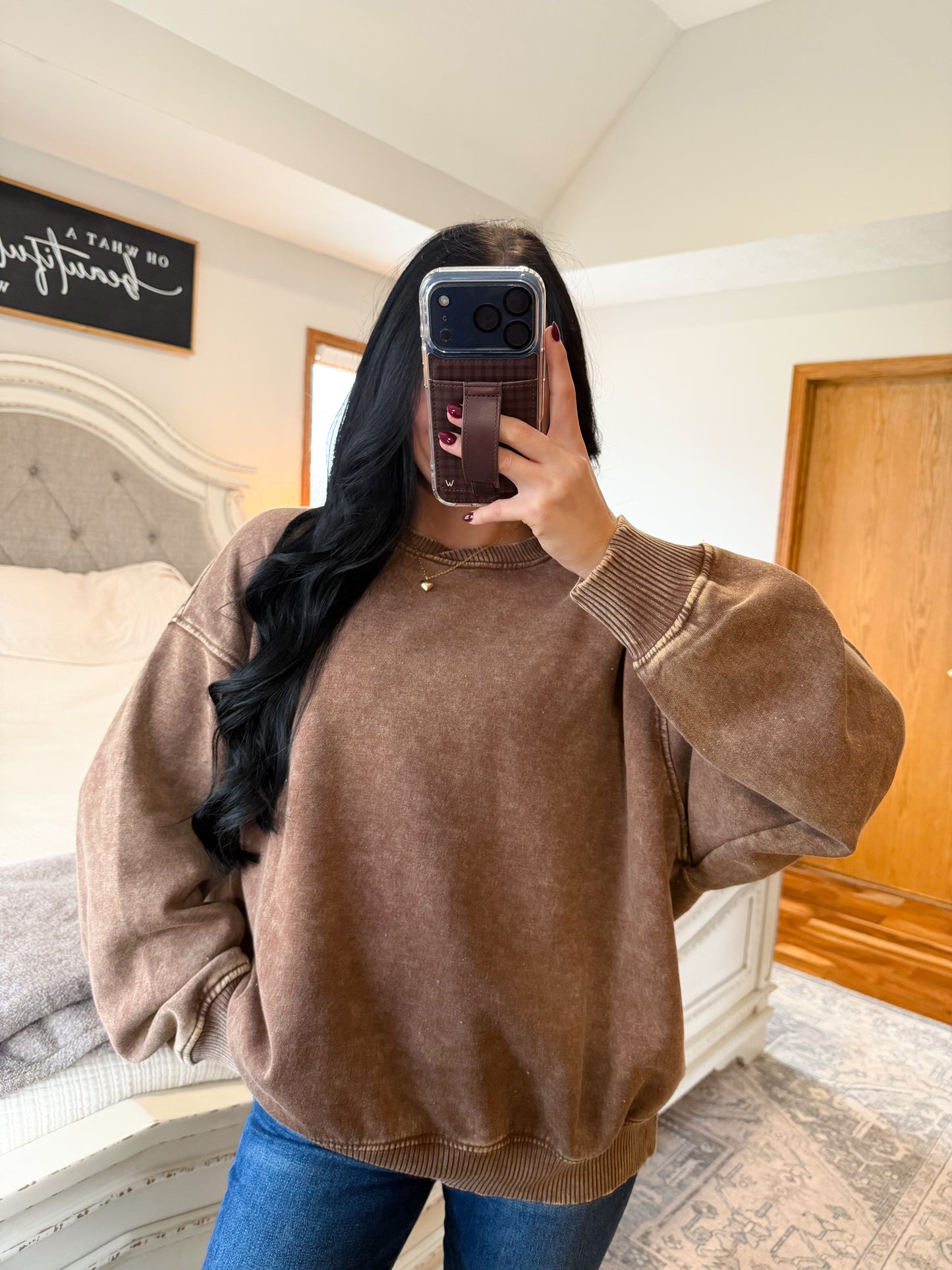 Indie Pullover- Mocha