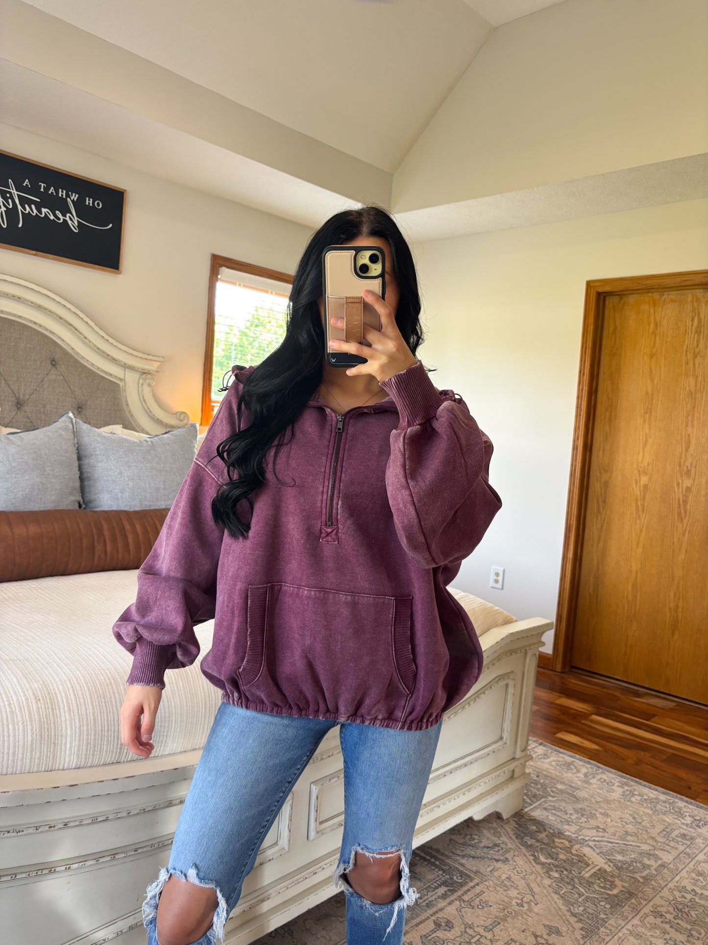 Banks Sweatshirt- Plum