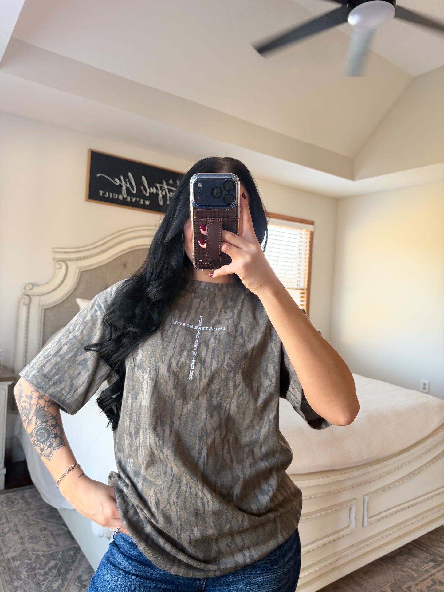 Psalm 23 Camo Graphic Tee