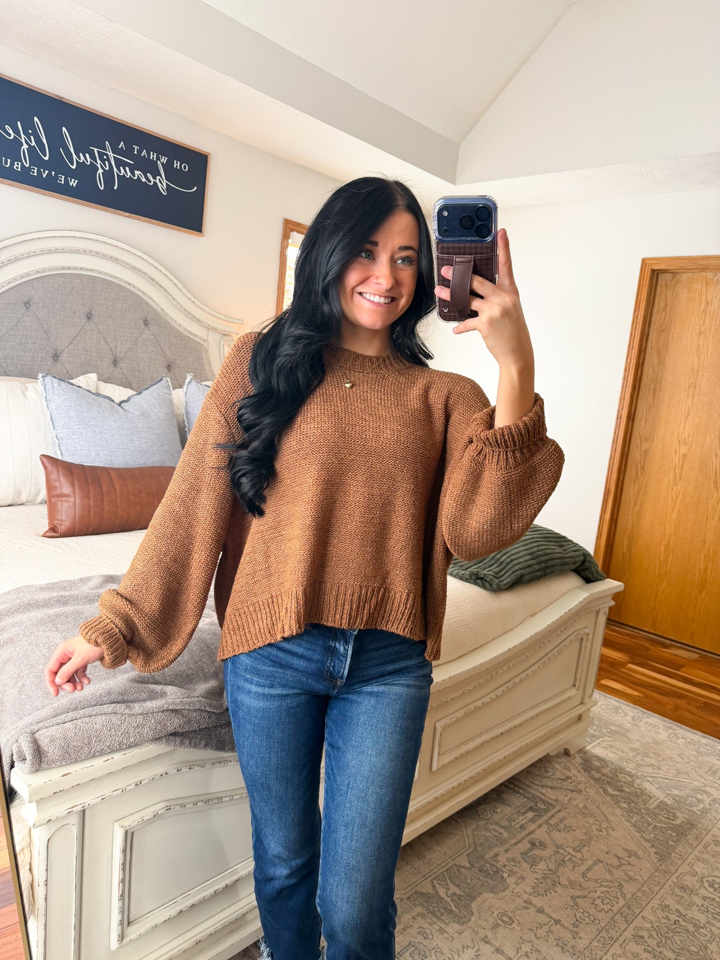 Bailey Sweater- Camel