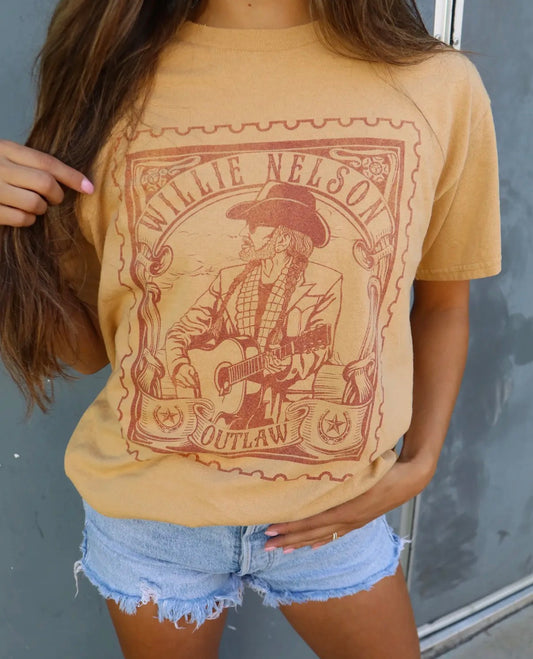 Willie Nelson Graphic Tee-